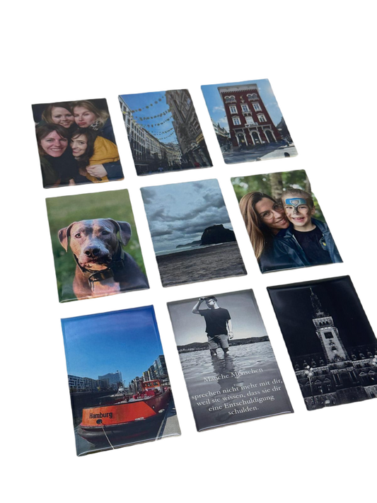 Personalisierte Fotomagneten